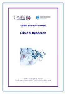 Clinical Research leaflet — cover