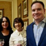 Micheál Kelly, Cathy Enright and Prof. Jacintha O’Sullivan — Friends of CROSS Rugby Lunch