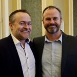 Shane Hanly and Maurice Fitzgerald — Friends of CROSS Rugby Lunch